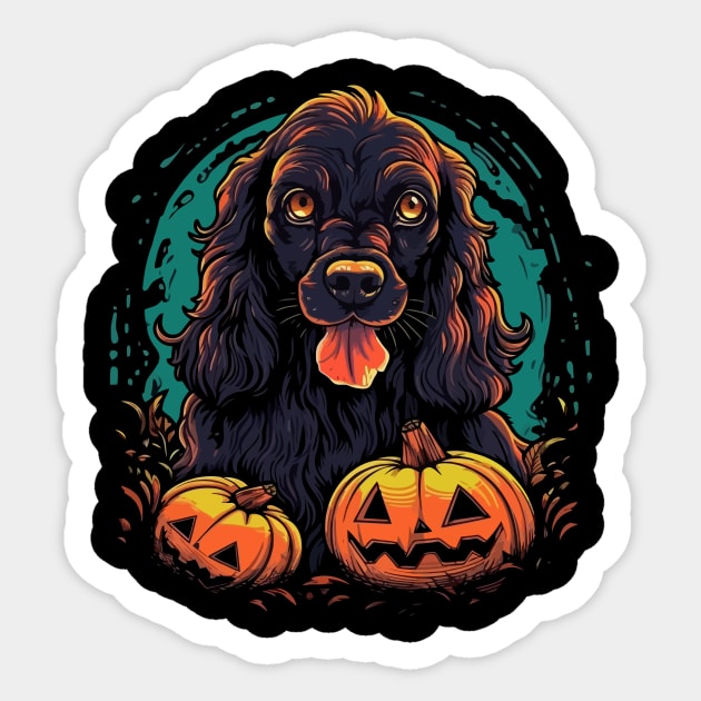 Boykin Spaniel Halloween Sticker by JH Mart